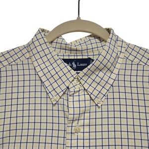 Ralph Lauren Plaid Button Down Shirt Classic Fit Long‎ Sleeve XL